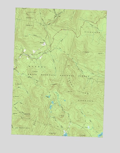 Mount Kineo, NH USGS Topographic Map