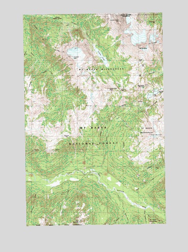 Mount Larrabee, WA USGS Topographic Map