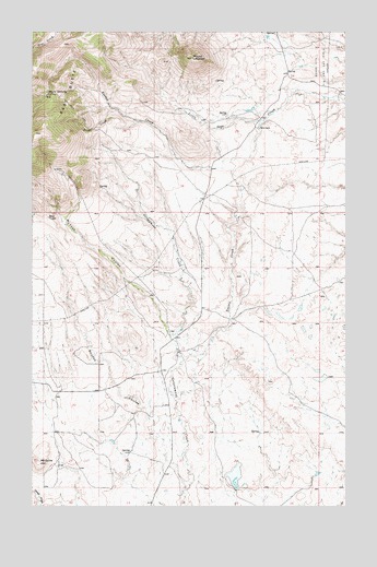Mount Lebanon, MT USGS Topographic Map