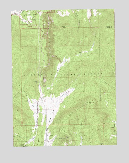 Mount Lena, UT USGS Topographic Map