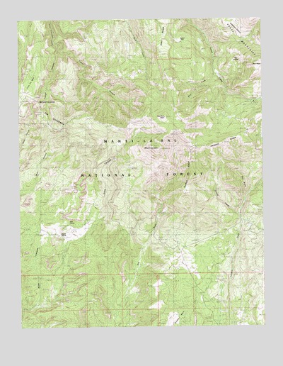 Mount Linnaeus, UT USGS Topographic Map
