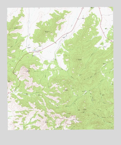 Mount Livermore, TX USGS Topographic Map