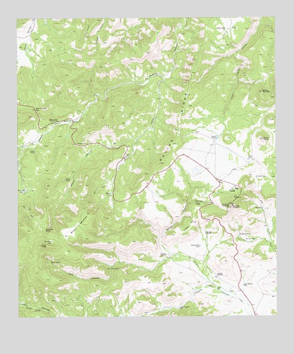 Mount Locke, TX USGS Topographic Map