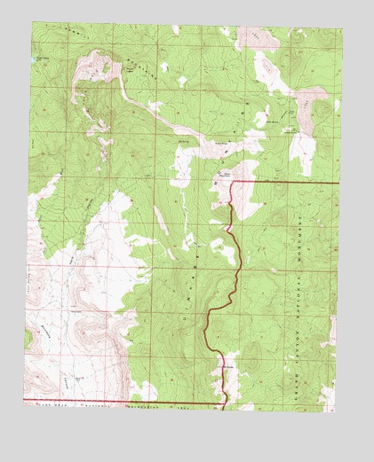 Mount Logan, AZ USGS Topographic Map