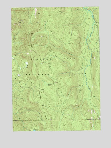 Mount Lowe, OR USGS Topographic Map