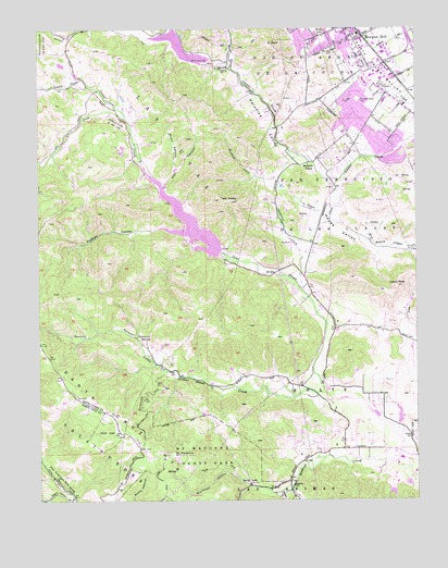 Mount Madonna, CA USGS Topographic Map