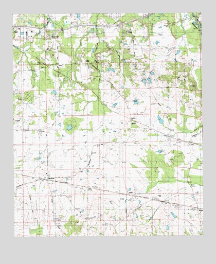 Mount Meigs, AL USGS Topographic Map