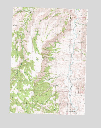 Mount Misery, OR USGS Topographic Map
