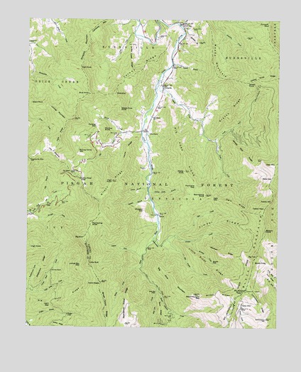 Mount Mitchell, NC USGS Topographic Map