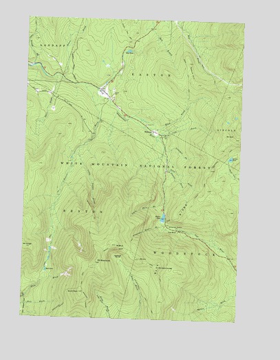 Mount Moosilauke, NH USGS Topographic Map