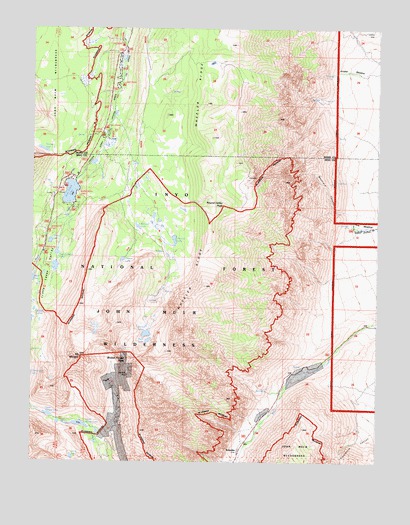 Mount Morgan, CA USGS Topographic Map