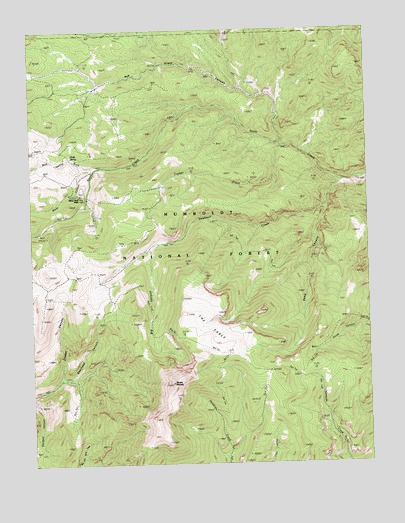 Mount Moriah, NV USGS Topographic Map