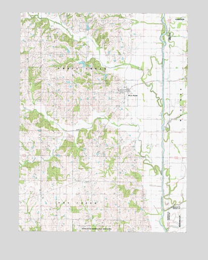 Mount Moriah, MO USGS Topographic Map