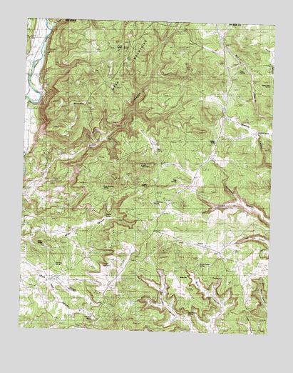 Mount Nebo, NM USGS Topographic Map
