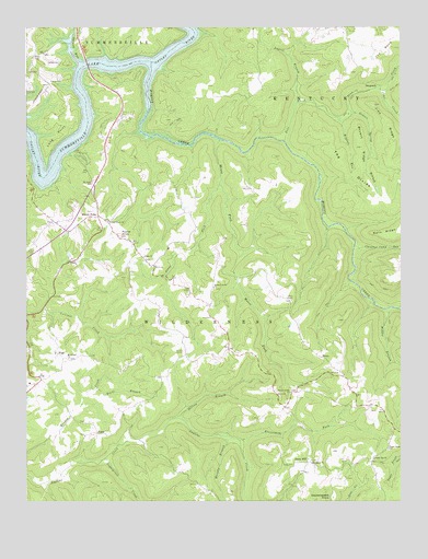 Mount Nebo, WV USGS Topographic Map