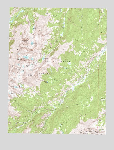 Mount of the Holy Cross, CO USGS Topographic Map