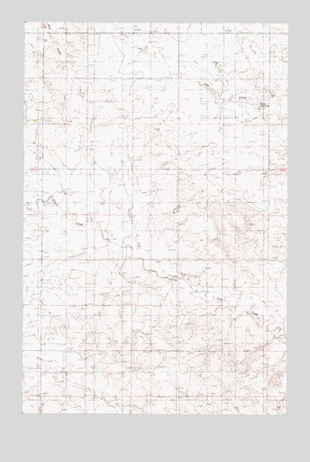 Beery Reservoir, MT USGS Topographic Map