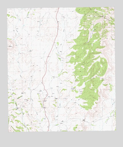 Mount Ord, TX USGS Topographic Map