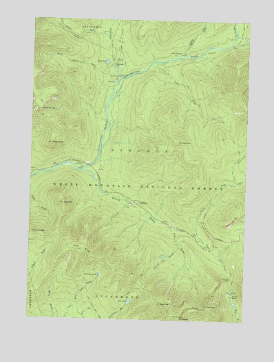 Mount Osceola, NH USGS Topographic Map