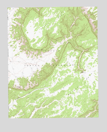 Beeshsikad Spring, AZ USGS Topographic Map