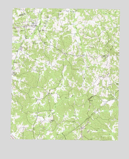 Mount Peter, TN USGS Topographic Map