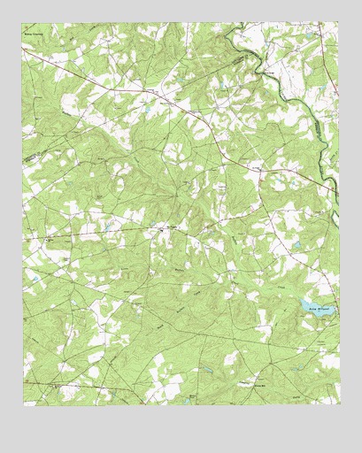 Mount Pisgah, SC USGS Topographic Map