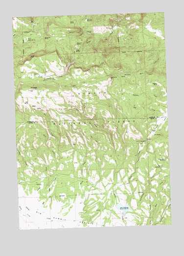 Mount Pisgah, OR USGS Topographic Map