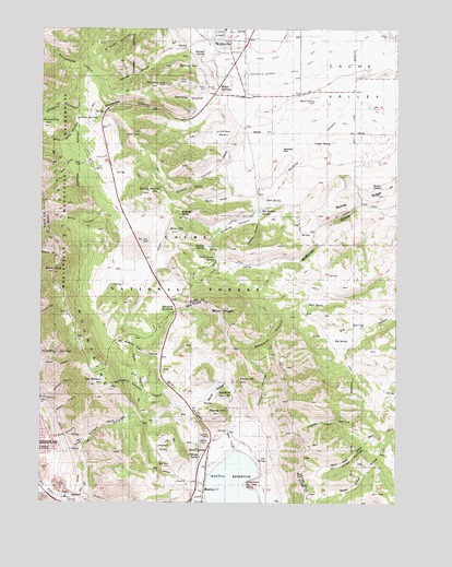 Mount Pisgah, UT USGS Topographic Map