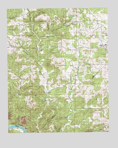Mount Pleasant, AR USGS Topographic Map