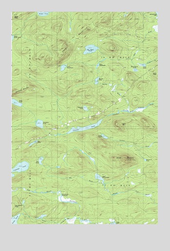 Beetle Mountain, ME USGS Topographic Map