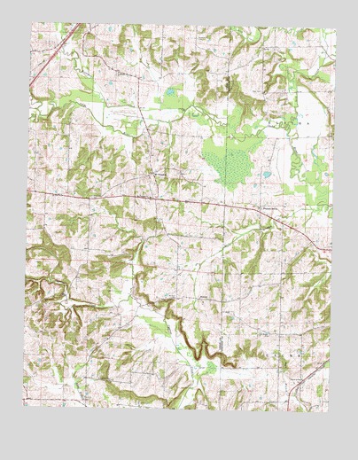 Mount Pleasant, IL USGS Topographic Map