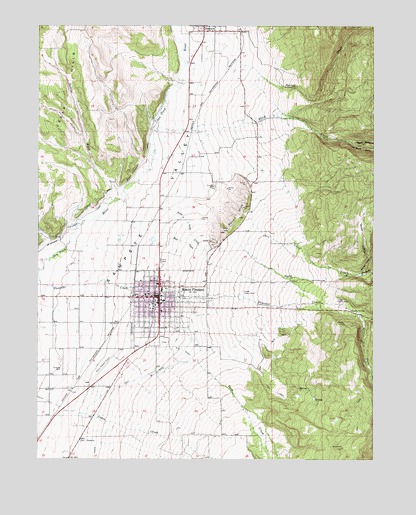 Mount Pleasant, UT USGS Topographic Map