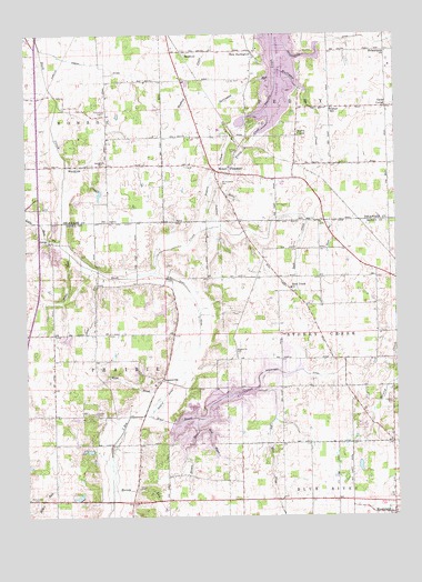 Mount Pleasant, IN USGS Topographic Map