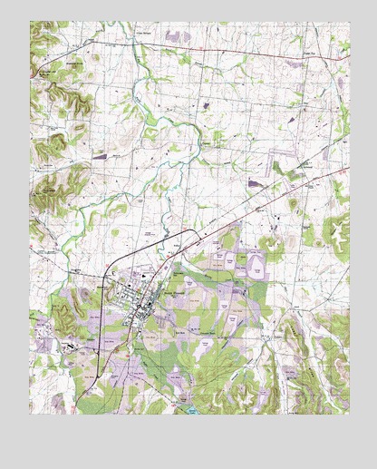 Mount Pleasant, TN USGS Topographic Map