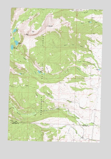 Mount Powell, MT USGS Topographic Map