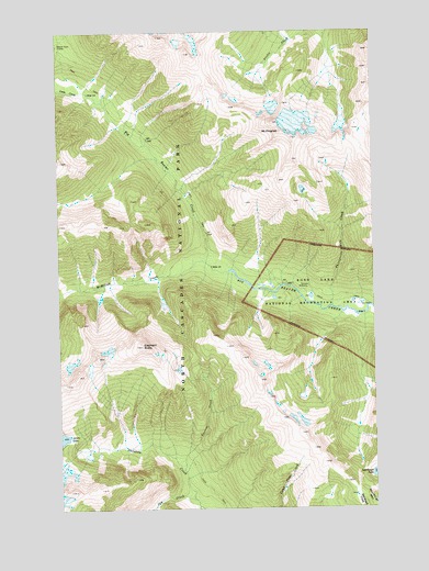 Mount Prophet, WA USGS Topographic Map