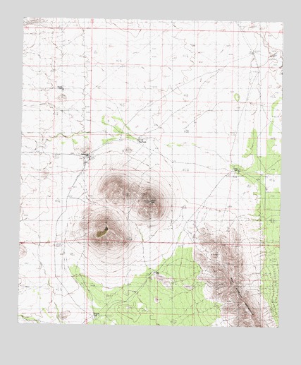 Mount Riley, NM USGS Topographic Map