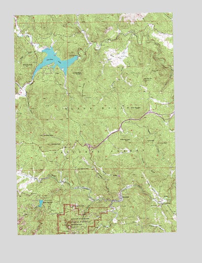 Mount Rushmore, SD USGS Topographic Map