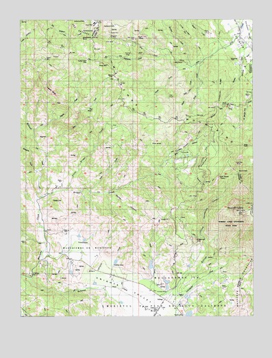 Mount Saint Helena, CA USGS Topographic Map