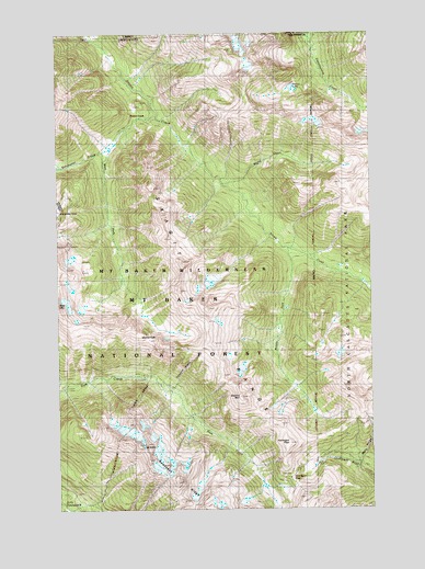 Mount Sefrit, WA USGS Topographic Map