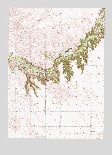 Ainsworth NW, NE USGS Topographic Map