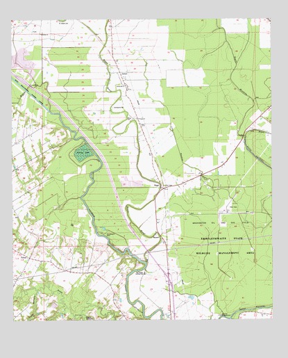 Beggs, LA USGS Topographic Map