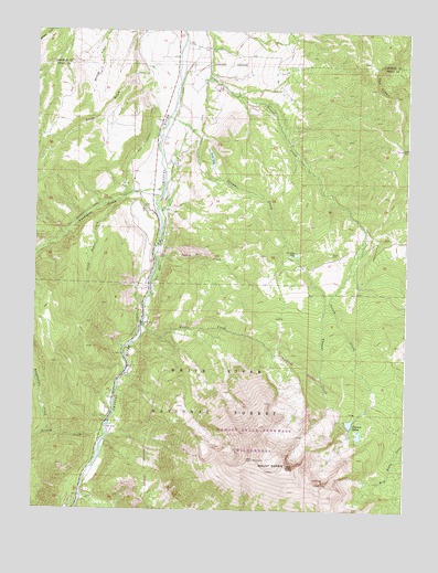 Mount Sopris, CO USGS Topographic Map