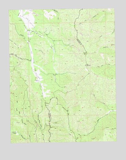 Mount Stakes, CA USGS Topographic Map