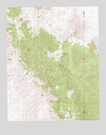 Mount Stirling, NV USGS Topographic Map
