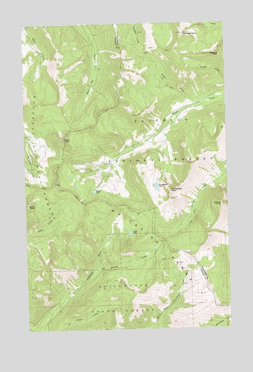 Mount Thompson-Seton, MT USGS Topographic Map
