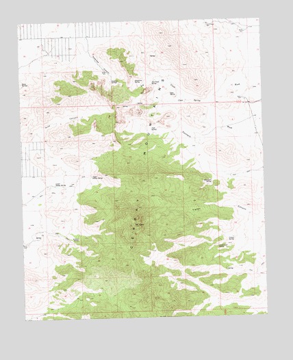 Mount Tipton, AZ USGS Topographic Map