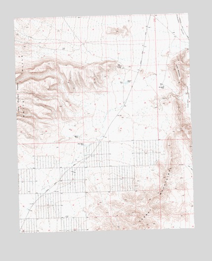 Mount Tipton NW, AZ USGS Topographic Map