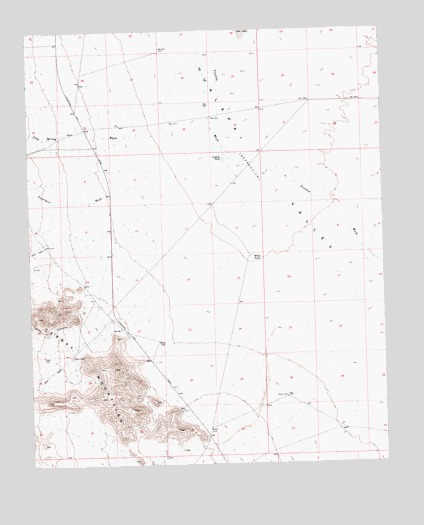 Mount Tipton SE, AZ USGS Topographic Map