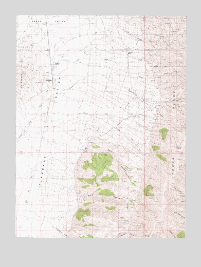 Mount Tobin, NV USGS Topographic Map
